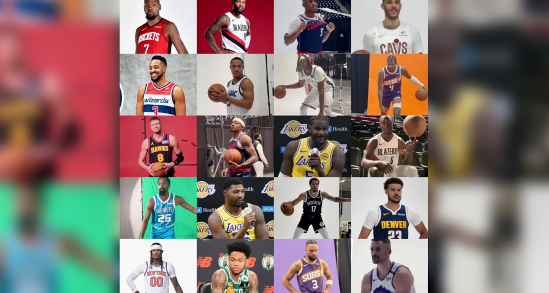 Kevin Durant, Lillard Headline 'Same Faces, New Places' Photos for 2025-26 NBA Season