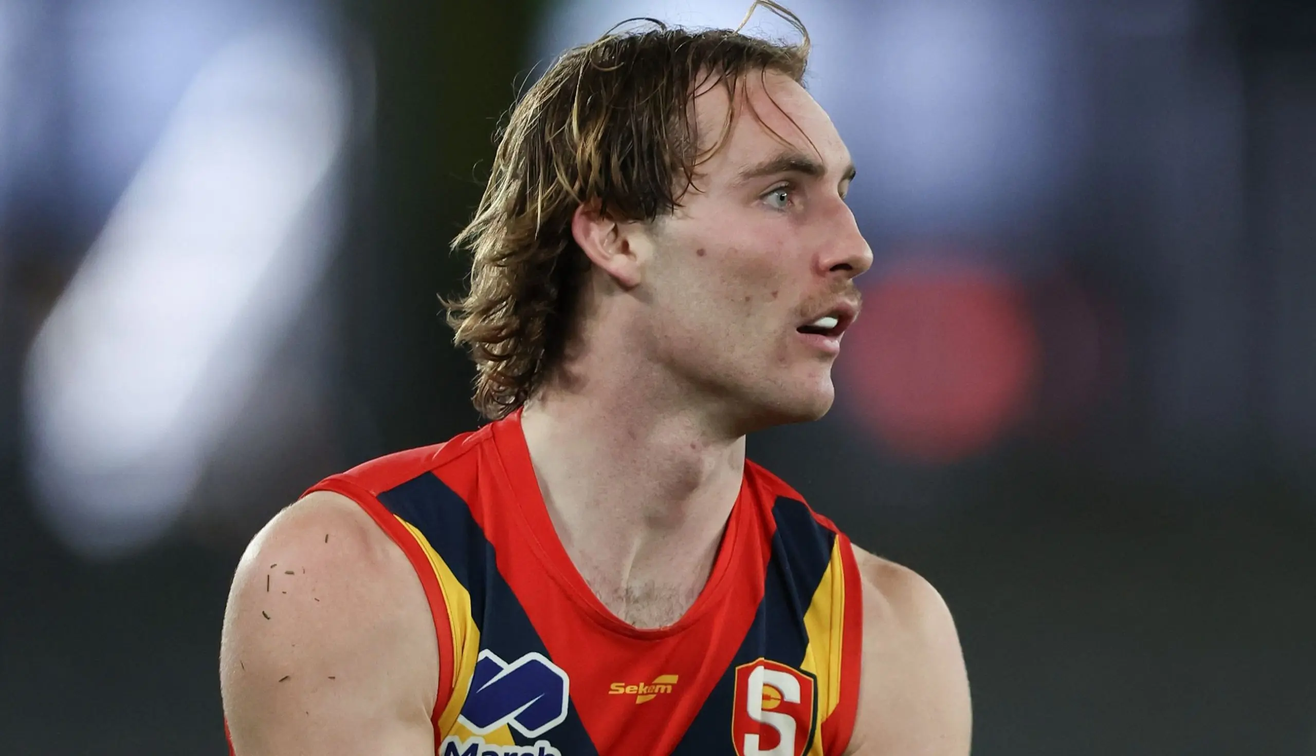 South Australia's Dyson Sharp was awarded the Larke Medal and was named captain of the 2025 Marsh AFL National Championships All Australian Team. Picture: Rob Lawson/AFL Photos