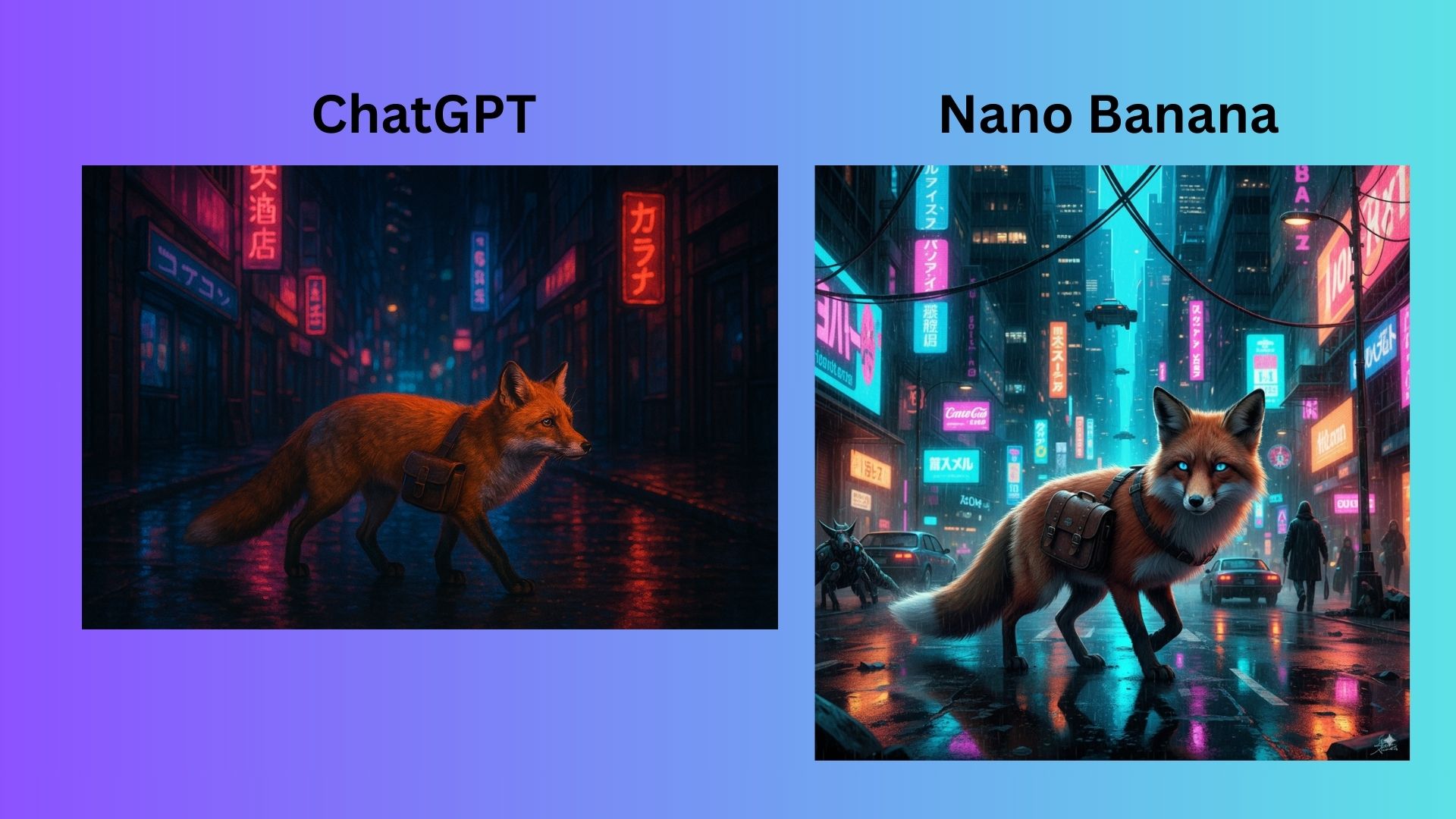ChatGPT vs Nano Banana screenshot