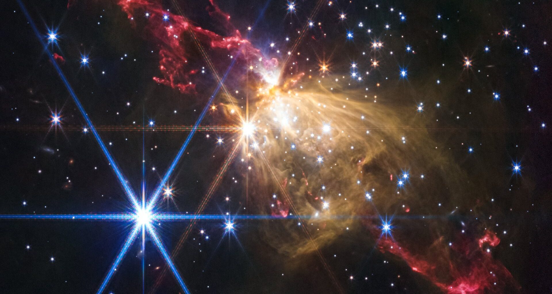 The NASA/ESA/CSA James Webb Space Telescope recently imaged an extremely large stellar jet at the outskirts of our Milky Way galaxy in the proto-cluster Sh2-284. Credit: NASA/ESA/CSA/STScI/NOAJ/Y. Cheng/J. DePasquale