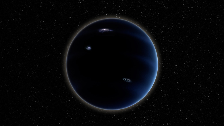 Artistic representation of hypothetical Planet Nine