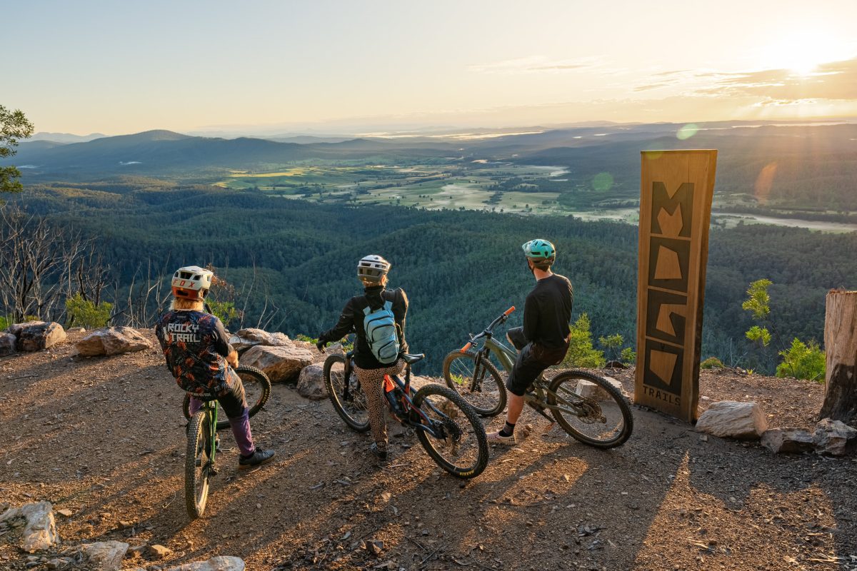 Sunrise on Mogo Trails