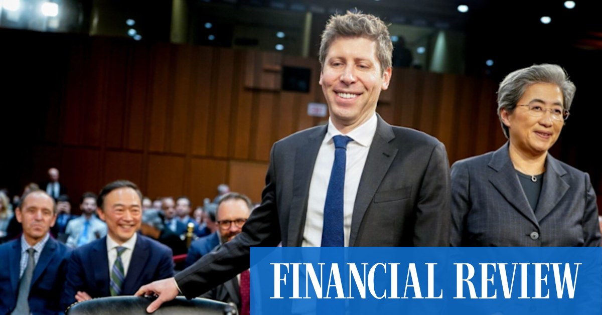 The photo on the cover of the magazine” Anthony Albanese and his new members and senators.