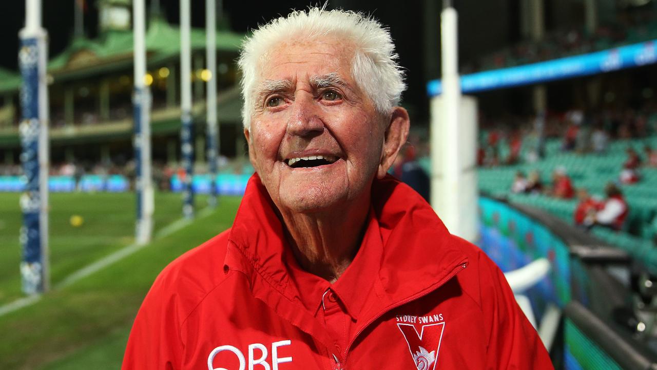 The late Kenny Williams was a Sydney Swans stalwart who was beloved by the club. Picture: Phil Hillyard