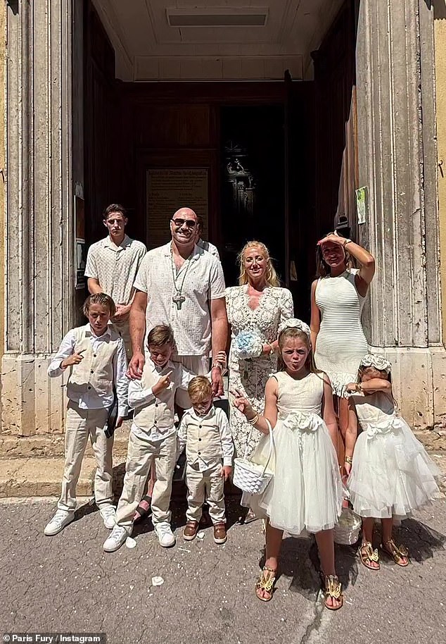 The couple were joined by their children, Prince John James, Prince Tyson II, Valencia, Prince Adonis Amaziah, Athena, Prince Rico, and Venezuela