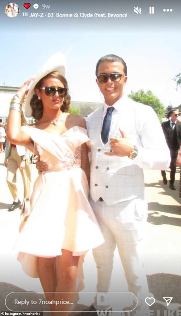 Venezuela appeared to debut her new romance at Ascot back in June, with Noah taking to Instagram to share a number of loved-up snaps from a date at the York races