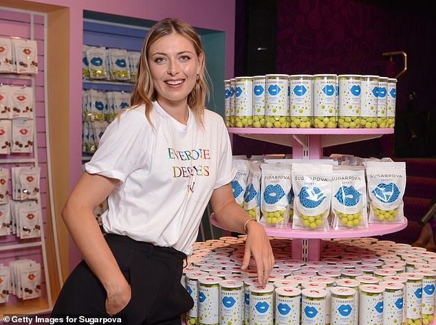 While it seemed somewhat incredible that a professional athlete would commit to a line of sweets, Sharapova through herself into marketing the product