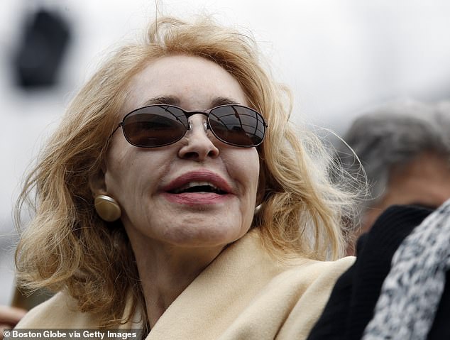 Joan spoke of hitting her limit and exploding during a Kennedy family gathering: 'I ran through every one of the damn Kennedys like a machine gun. I'd just had enough. I'd had it up to here.' (Pictured: Joan in 2015)