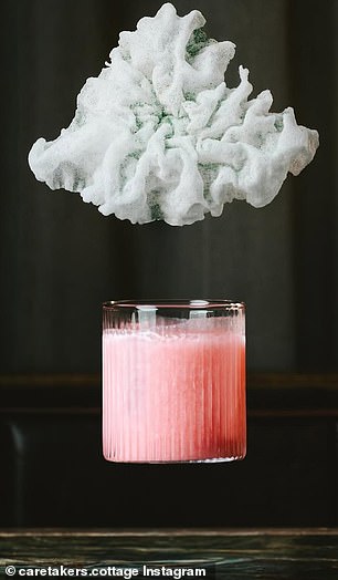 In addition to serving classic martinis, Caretaker's Cottage is renowned for its exciting drinks specials. Recent menu additions were the tequila-based Double Think, garnished with a puffed rice paper cloud