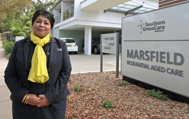 Ms Ghowree is pictured posing for a SSC article written about the facility in 2018