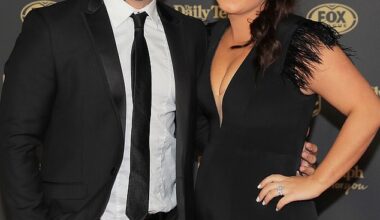 NRL star Adam Reynolds's wife Tallara never knew her mysterious father and only learnt after starting high school he had died the day she was born. The couple is pictured