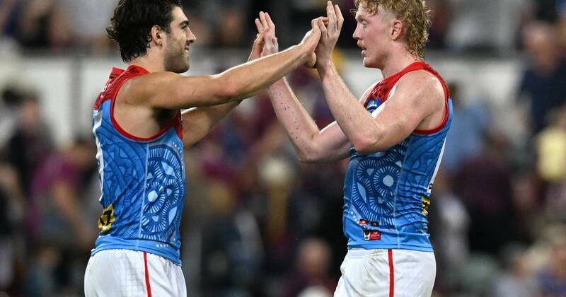 Christian Petracca and Clayton Oliver look certain to depart Melbourne in the AFL's trade period. Photo: Darren England/AAP PHOTOS