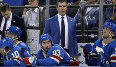 Penguins pounce in opener, spoil Sullivan's return to Rangers