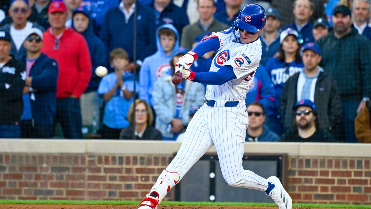 Cubs use 4-run 1st inning to stay alive vs. Brewers in NLDS