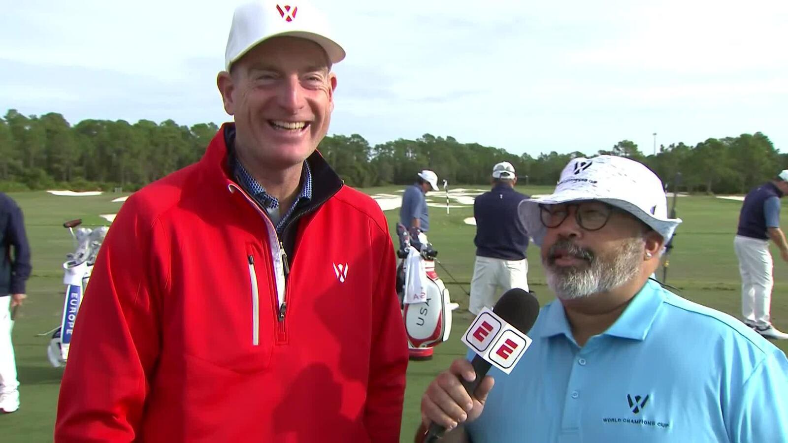 Jim Furyk’s interview before Day 2 of the World Champions Cup