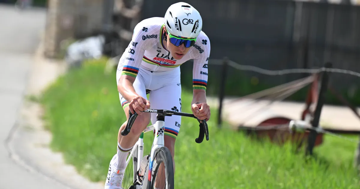 Tadej Pogacar joined on the podium by 19-year-old for the second time in three days: "Cycling's future looks bright"
