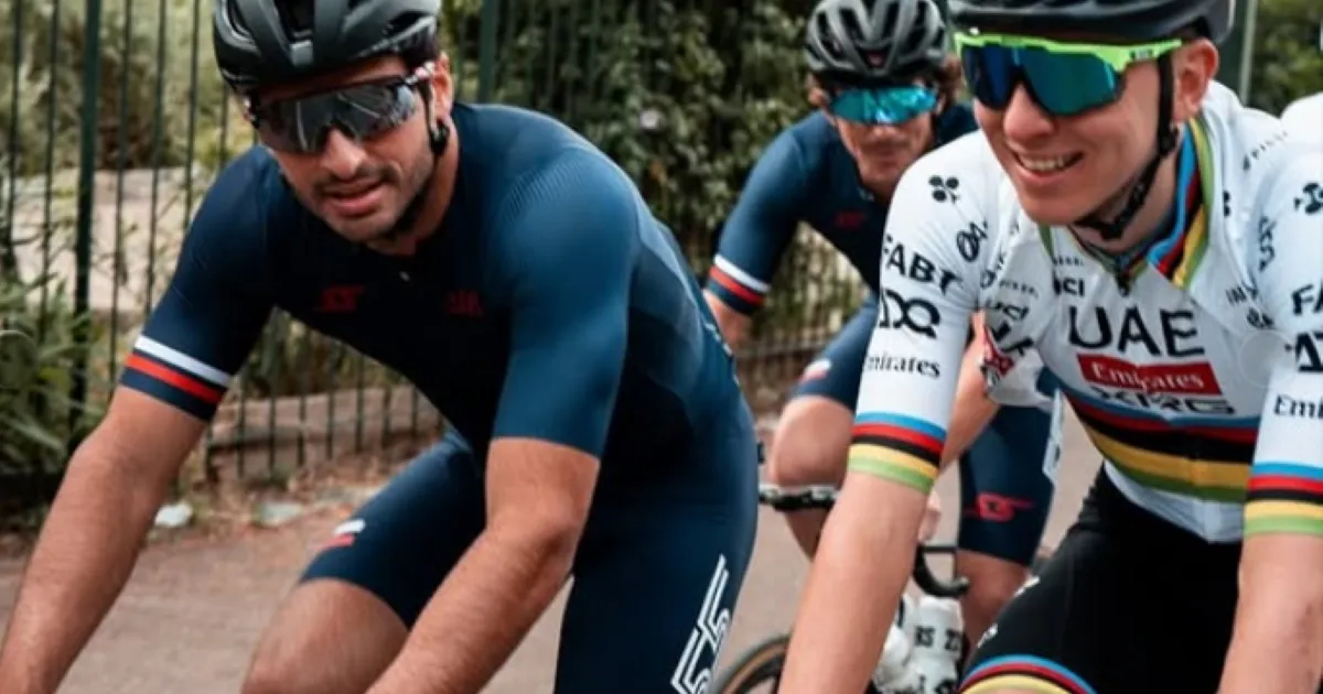 F1 driver Carlos Sainz praises Pogacar