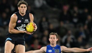 Sydney and Geelong are in the hunt to trade for Carlton star Charlie Curnow. Photo: James Ross/AAP PHOTOS