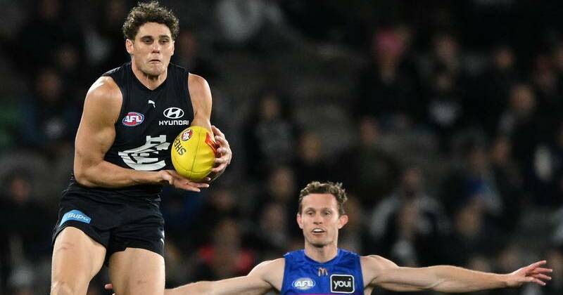 Sydney and Geelong are in the hunt to trade for Carlton star Charlie Curnow. Photo: James Ross/AAP PHOTOS