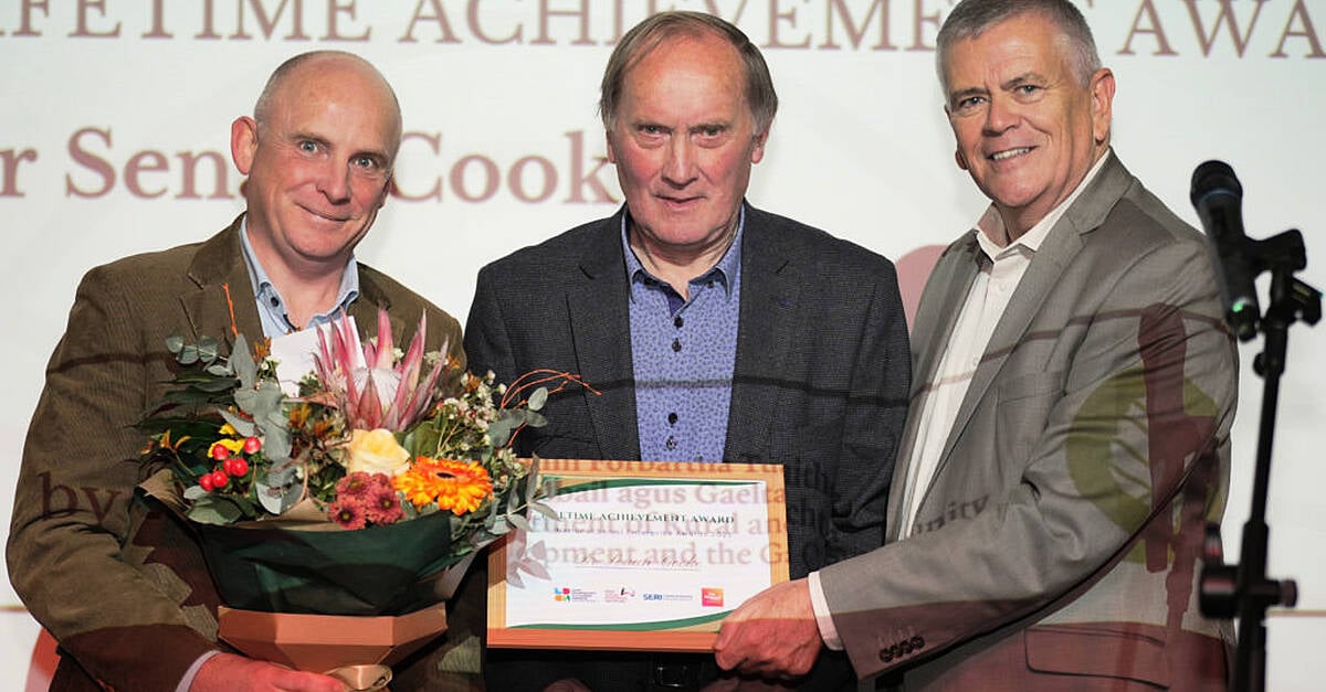 Lifetime Achievement Award recognises Senan Cooke's work on social enterprise
