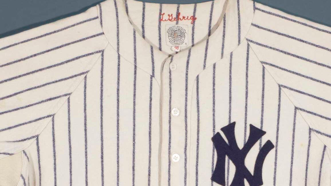 Gehrig's jersey from final Yankees home game sells for $2.7M