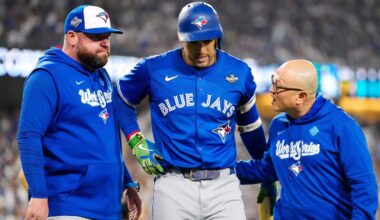 George Springer not in Blue Jays' lineup for World Series Game 4