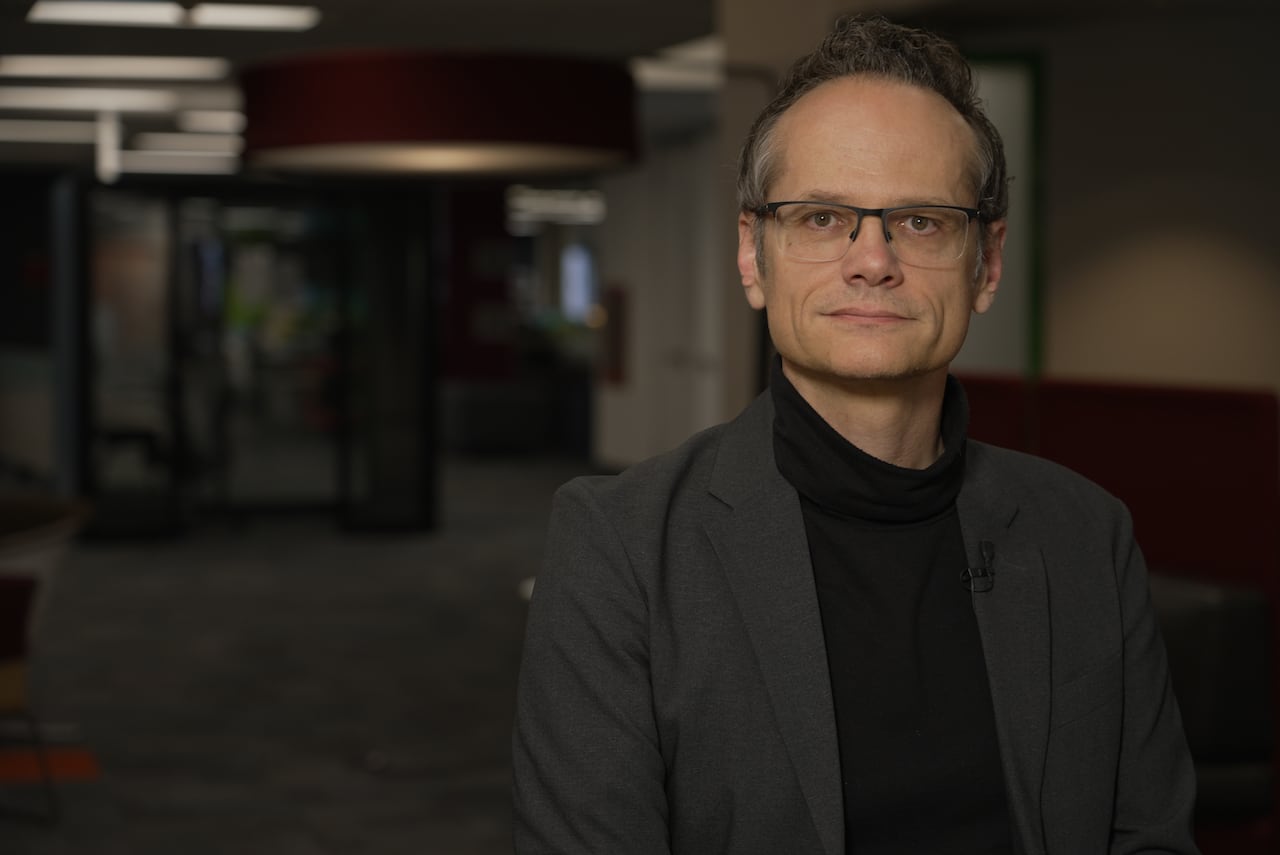 U of W's Chief AI Officer Mark Daley poses for a photo