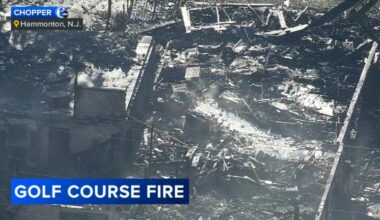 Fire breaks out at main building of Frog Rock Golf and Country Club in Hammonton, Atlantic County
