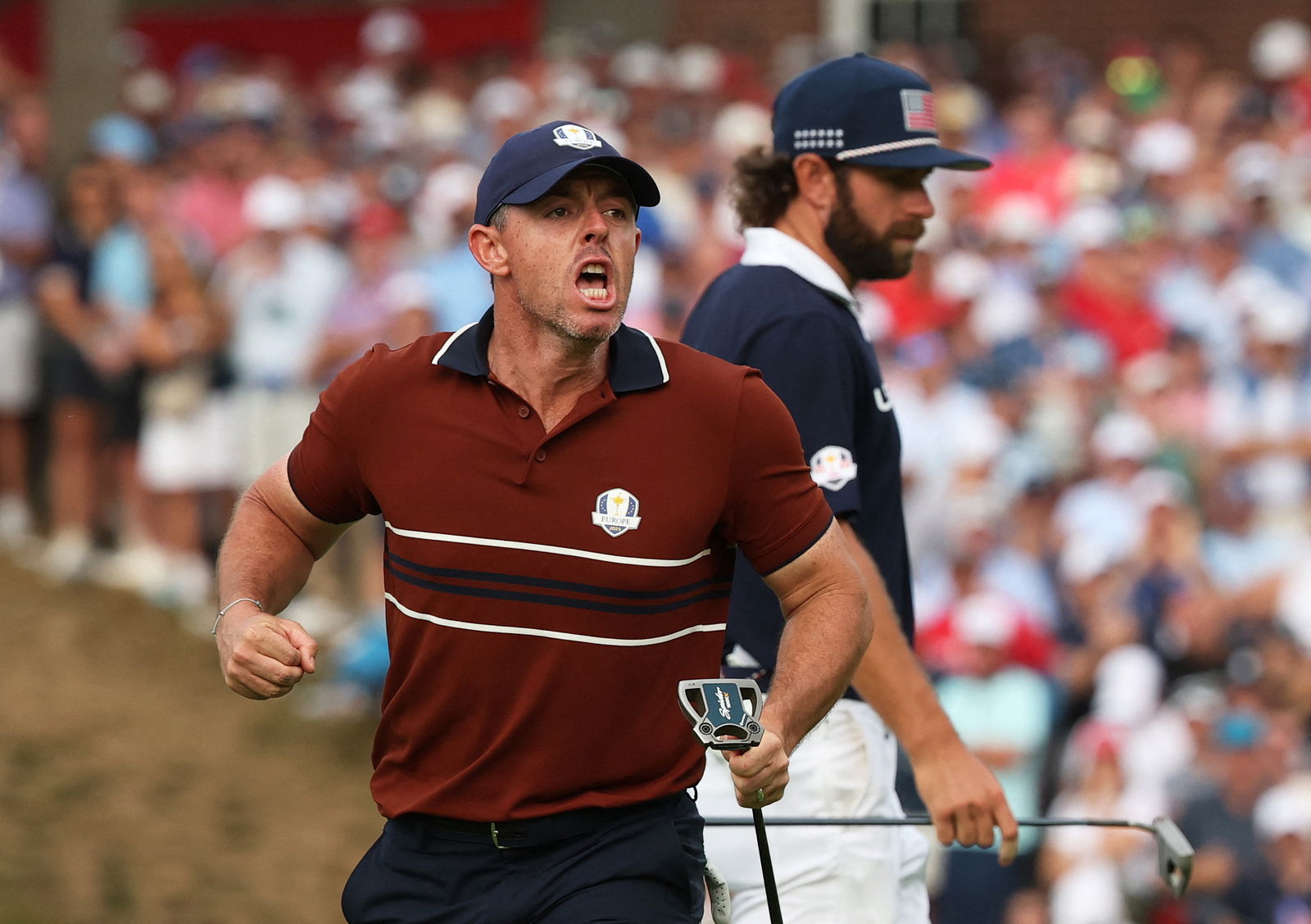 McIlroy giving it large at the Ryder Cup