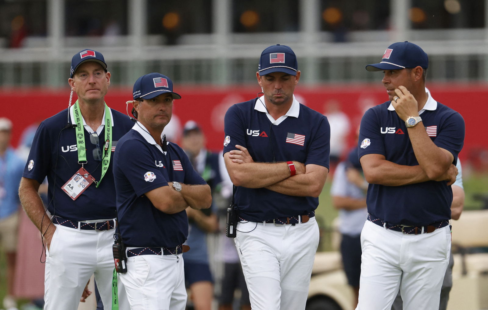 Bradley with his vice-captains