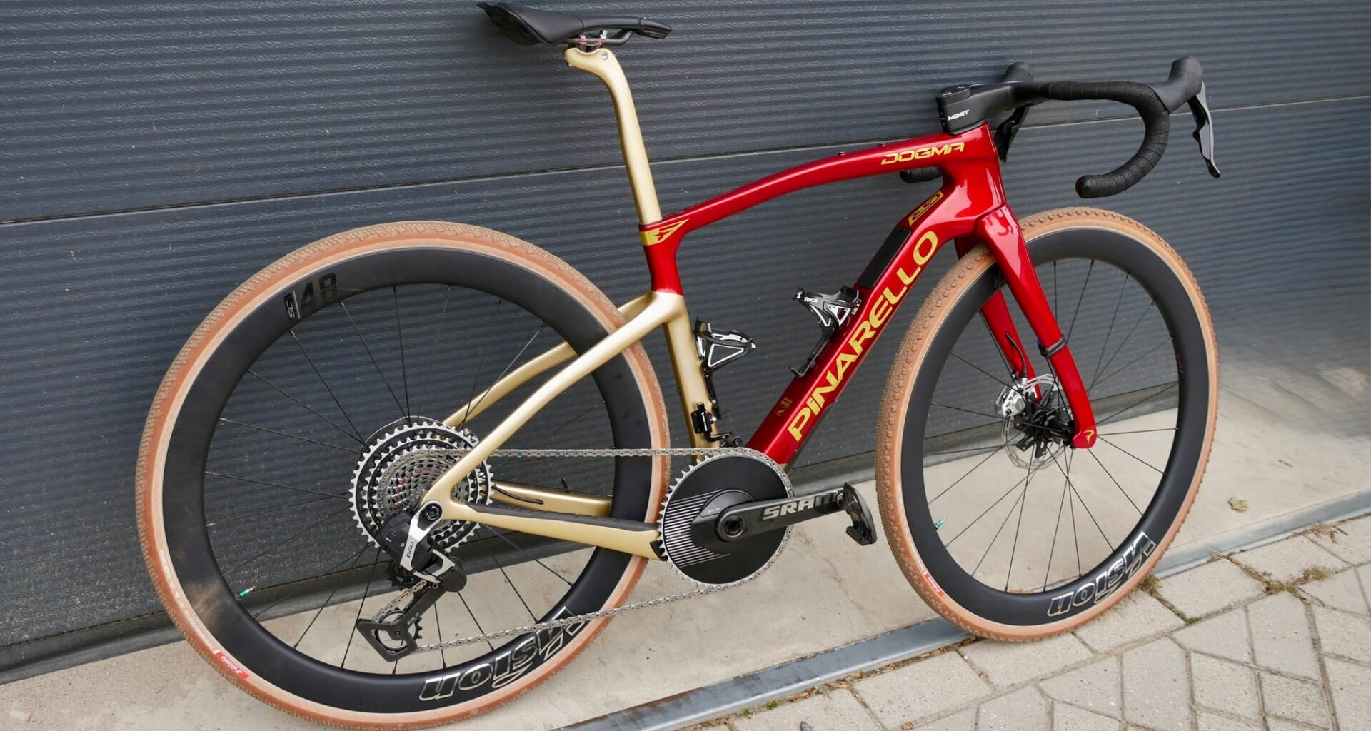 Tom Pidcock's Pinarello Dogma GR for Gravel Worlds