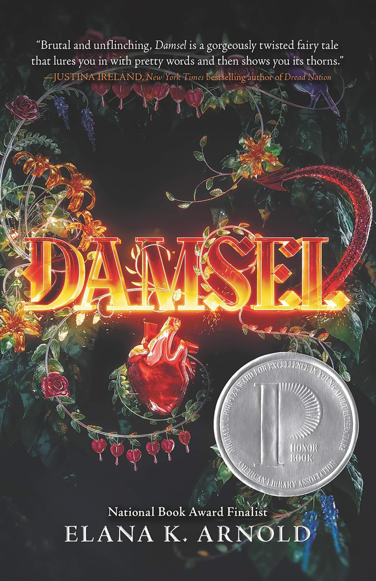 ‘Damsel’ cover by Elana K. Arnold.