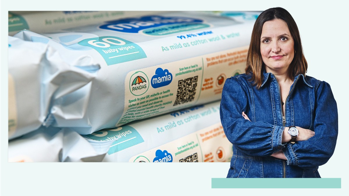 Postnatal depression is being brought into the light — by a baby wipe