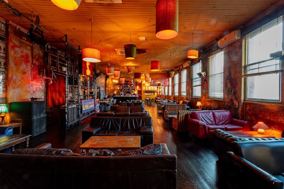 The Revolver back room, when it is laid out for the Colonel Tan’s restaurant.