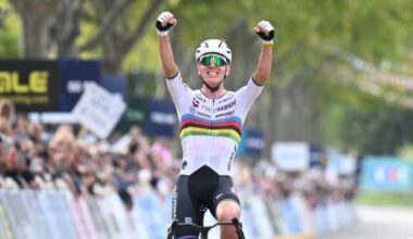 Tadej Pogacar makes cycling history with fifth consecutive Il Lombardia victory