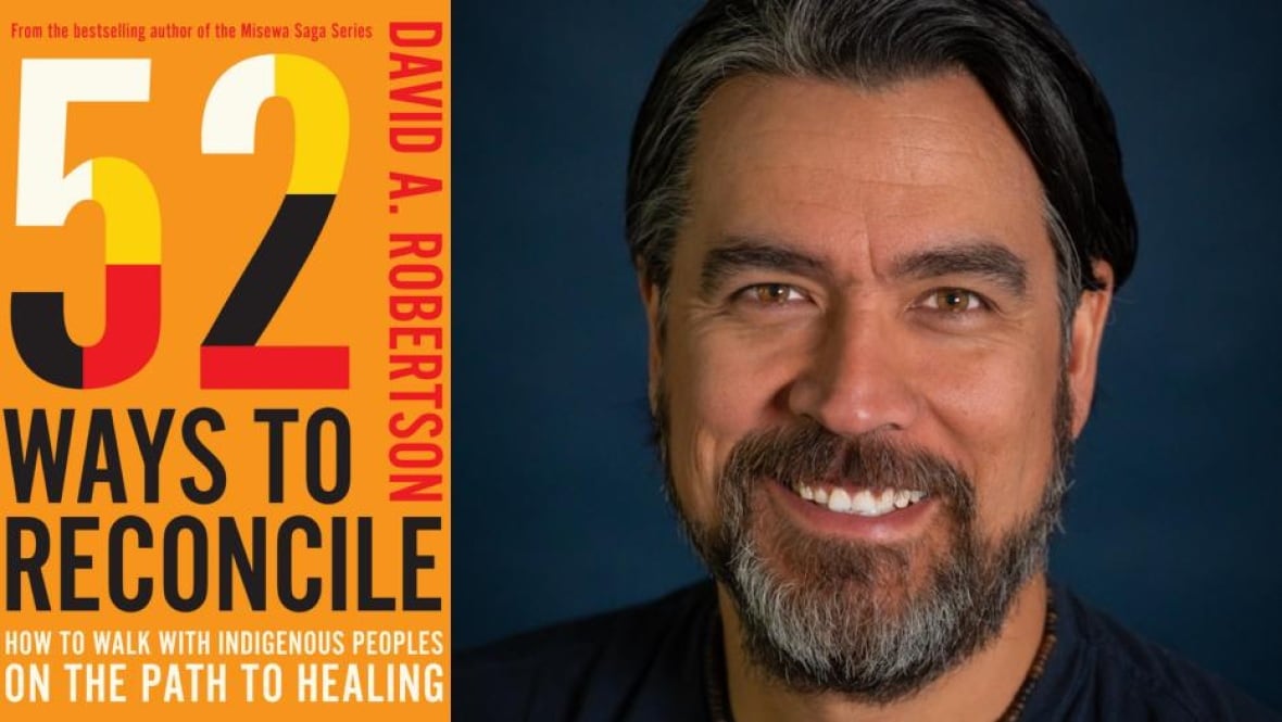 An orange book cover with red, white, black and yellow writing. An author image of a man with black-grey hair and a beard.