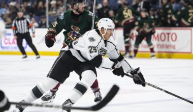 REIGN FINAL – Reign 4, Roadrunners 5 (OT) – Thomas, Lee, Lord