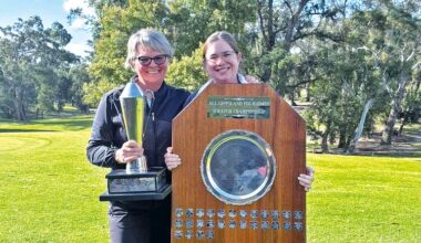 The 2025 Golf East Gippsland Foursomes Championship played at the Yarram Golf Club was won by Bairnsdale Golf Club members Chrissy Fisher and Johanna Wyllie. (PS)