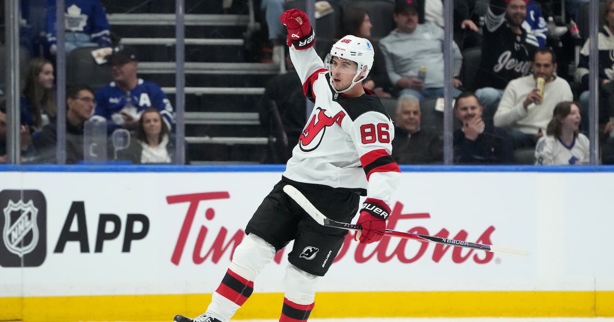 Jack Hughes registers hat trick, New Jersey Devils down Toronto Maple Leafs