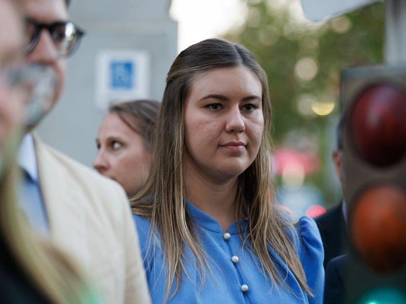 Ms Higgins did not testify at the trial but flew to Perth for an earlier hearing.