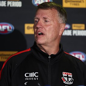 St Kilda’s Graeme Allan.