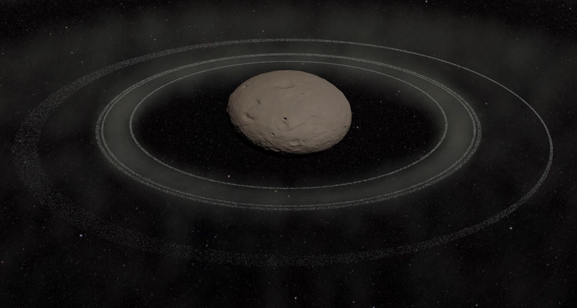 an illustration of Chiron with rings