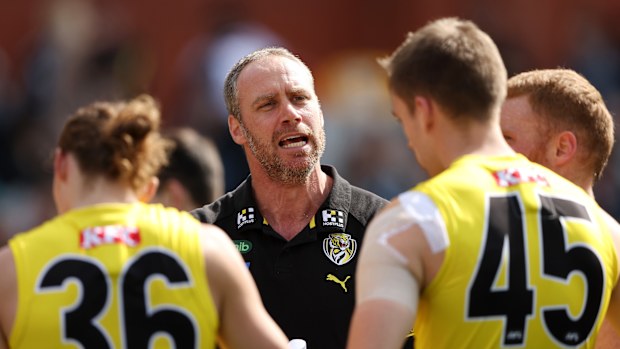 Ben Rutten at Richmond in 2023.