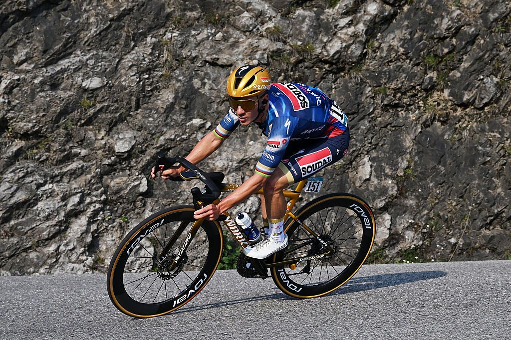 Remco Evenepoel second place at Il Lombardia 2025