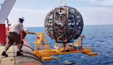 A particle from the farthest reaches of the universe has been detected at the bottom of the Mediterranean Sea.