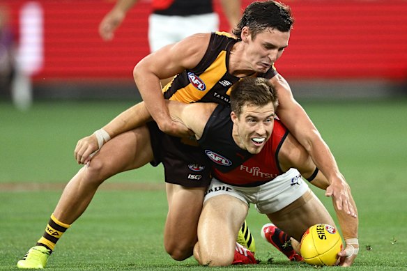 Although the Hawks are keen to get their hands on Essendon skipper Zach Merrett, the halfway mark of the trade period is upon us and the two clubs are yet to engage in a serious negotiations.