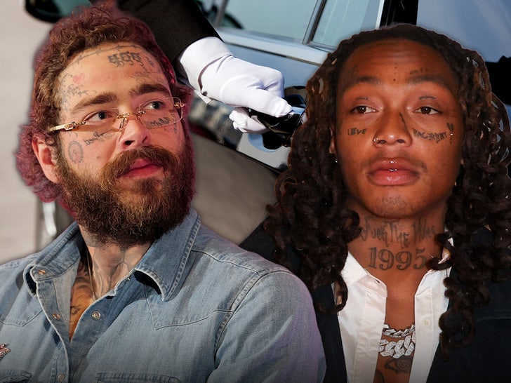 post malone tyla yaweh limo main getty