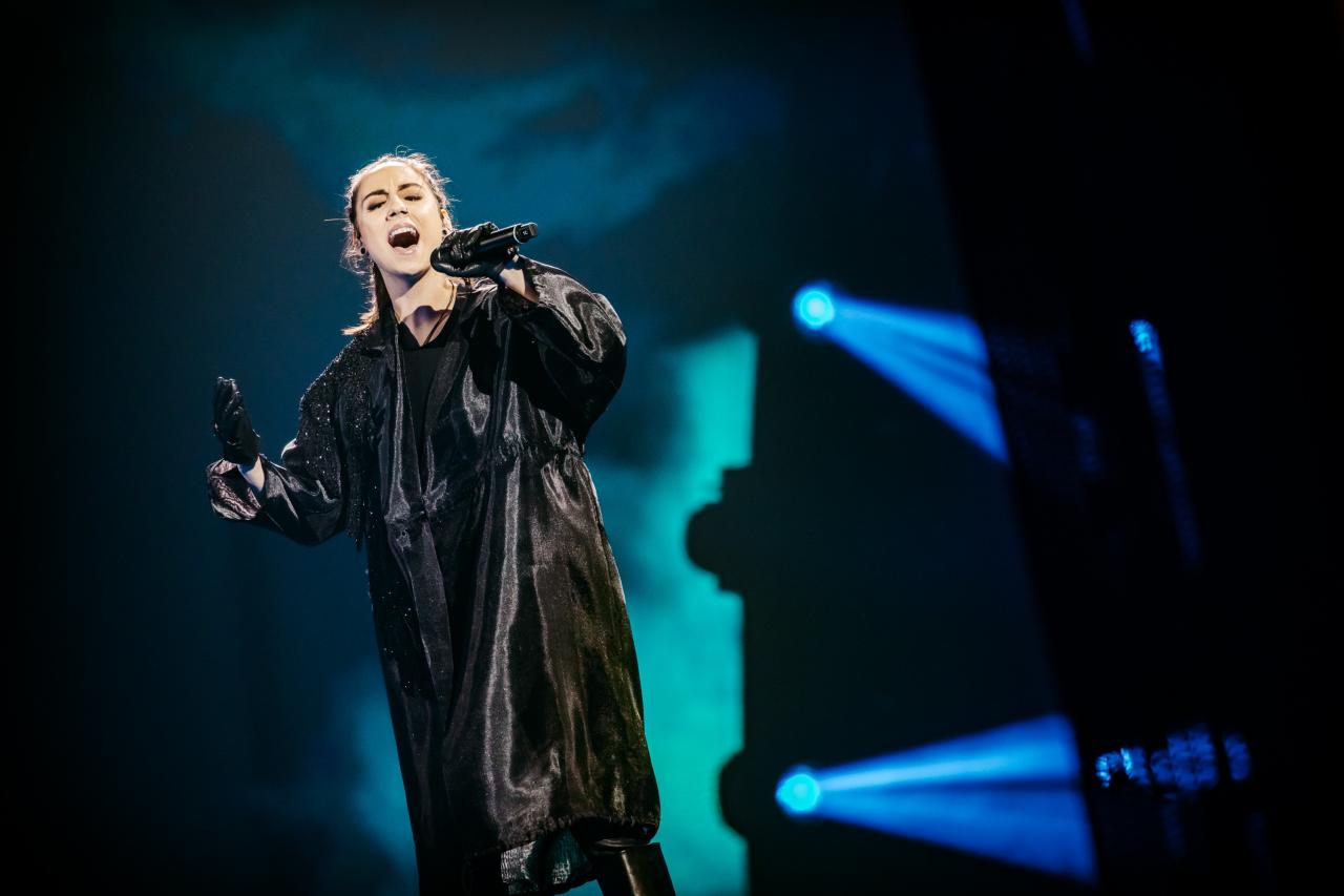 Andrea, North Macedonia. Image source: EBU / Nathan Reinds