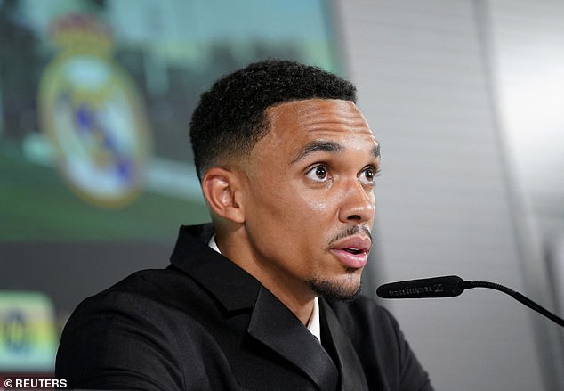 Many Liverpool supporters are convinced that Alexander-Arnold decided to leave Liverpool long ago, considering his impressive Spanish-speaking ability at the Bernabeu unveiling