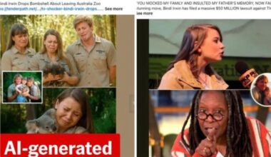 Bindi Irwin targeted in dozens of fake AI-generated posts - News